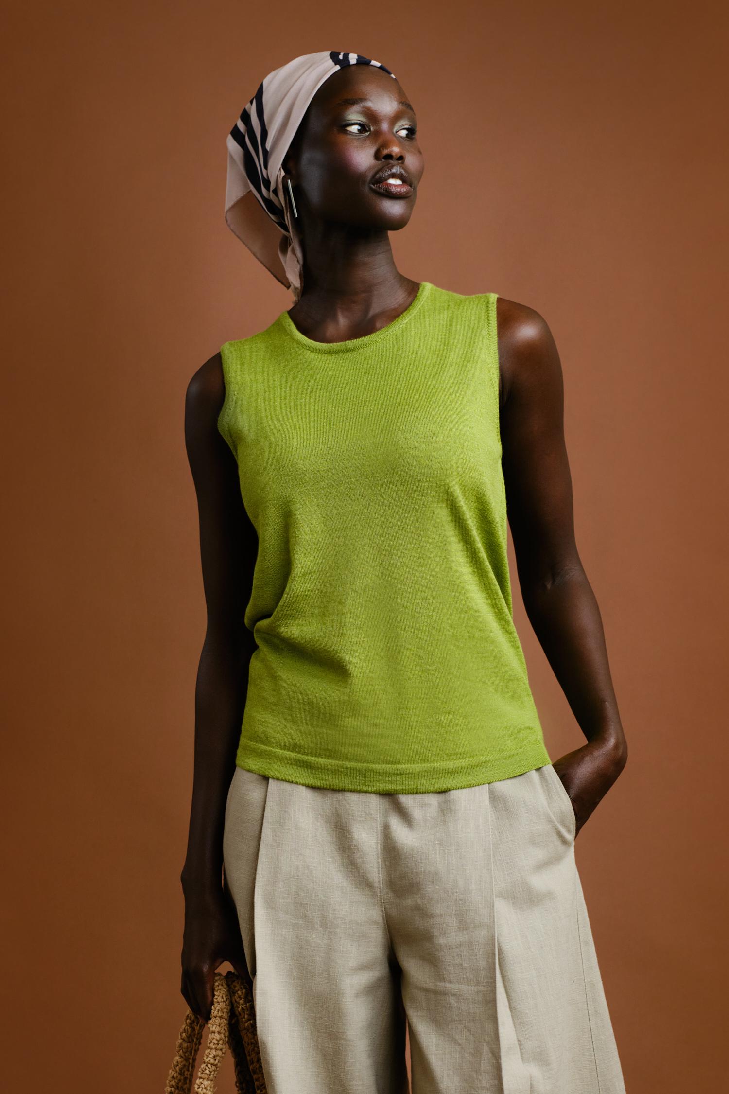 Sense-neuletoppi, Lime, S, 1 LK, #7342