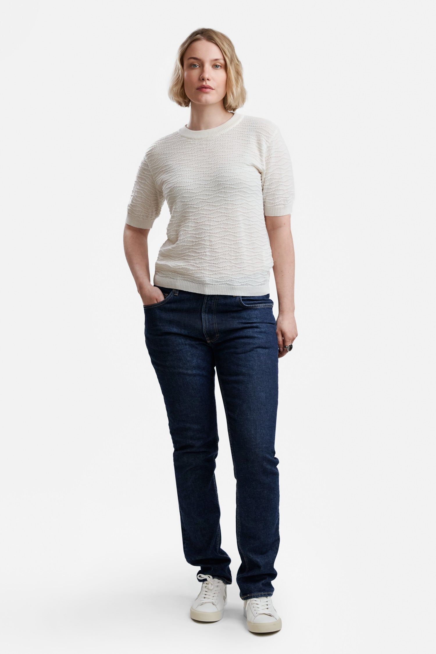 Pebble t-paita, valkoinen