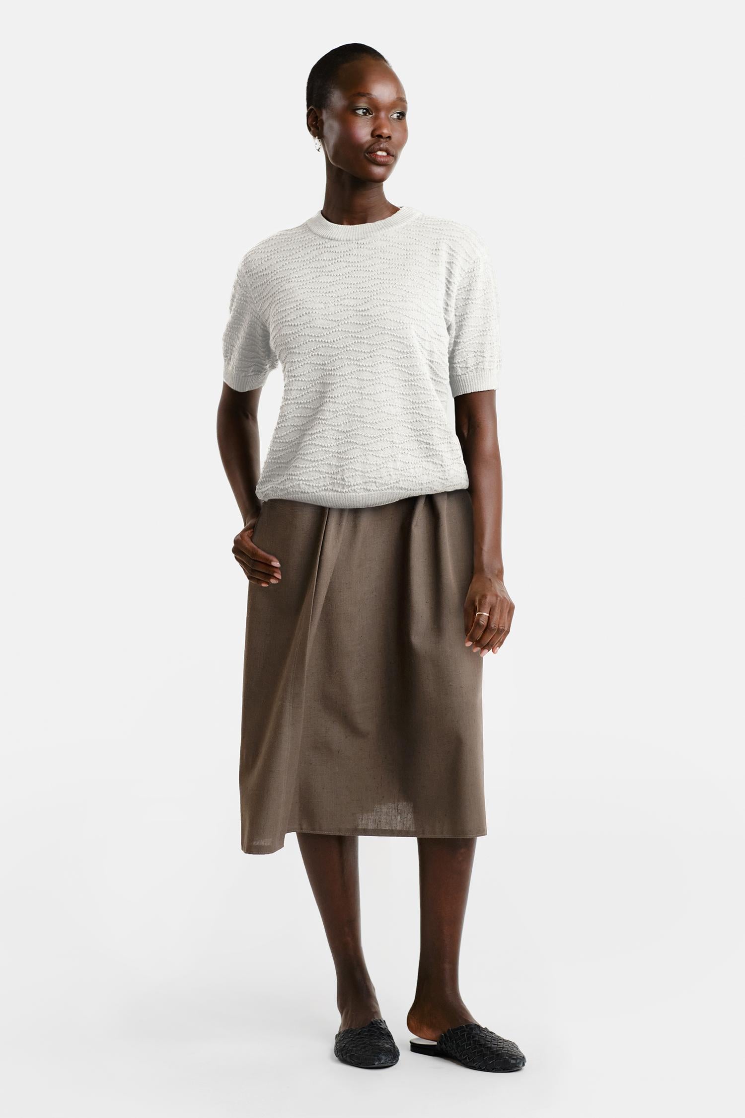 Pebble t-paita, valkoinen