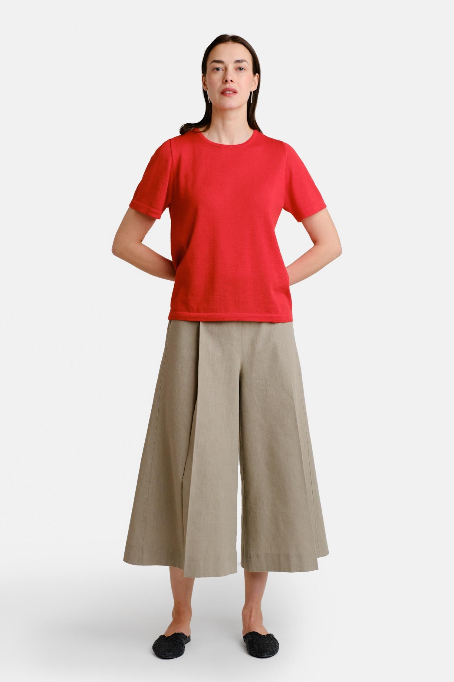 Simple-t-paita, Tulenpunainen, M, 2 LK, #7484
