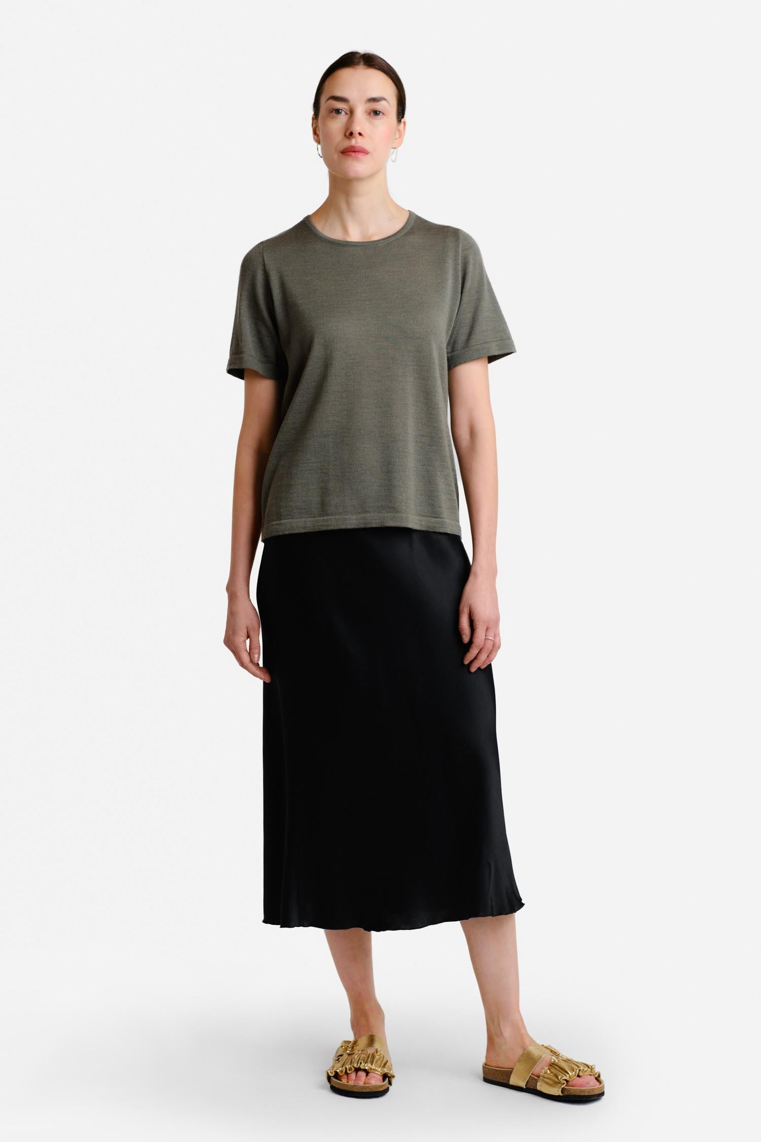 Simple t-paita, khaki