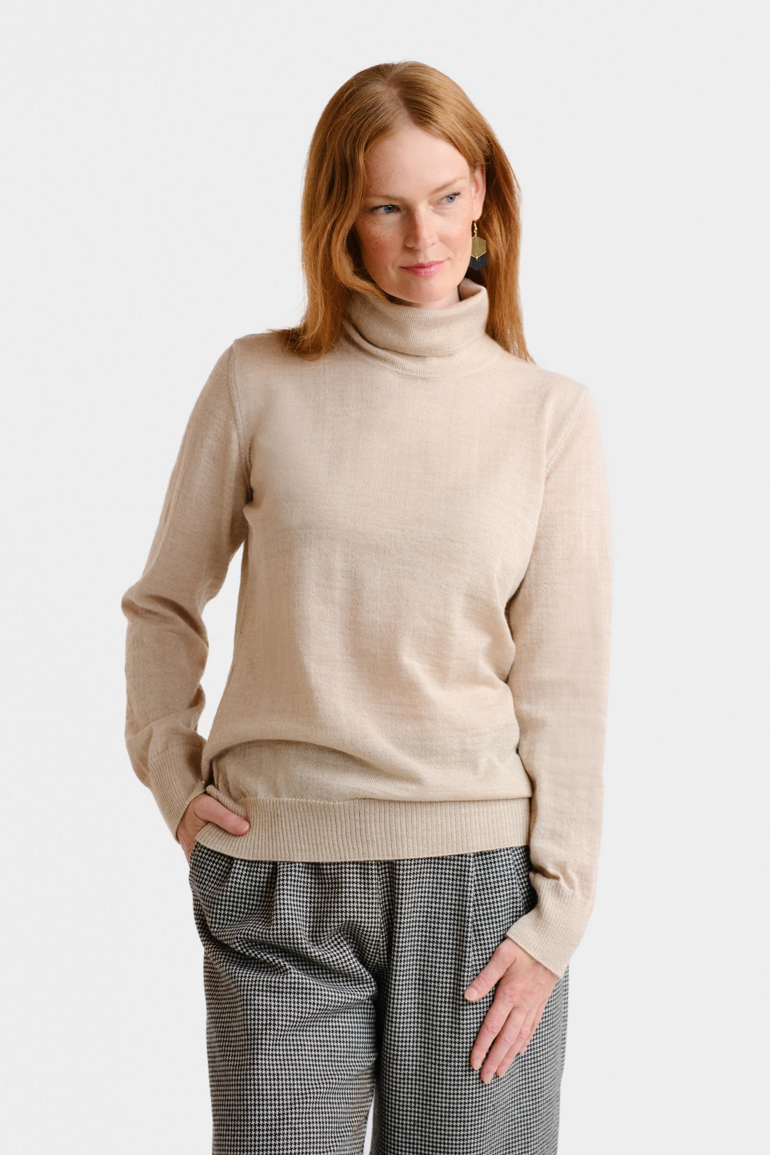 Smooth-pooloneule, beige