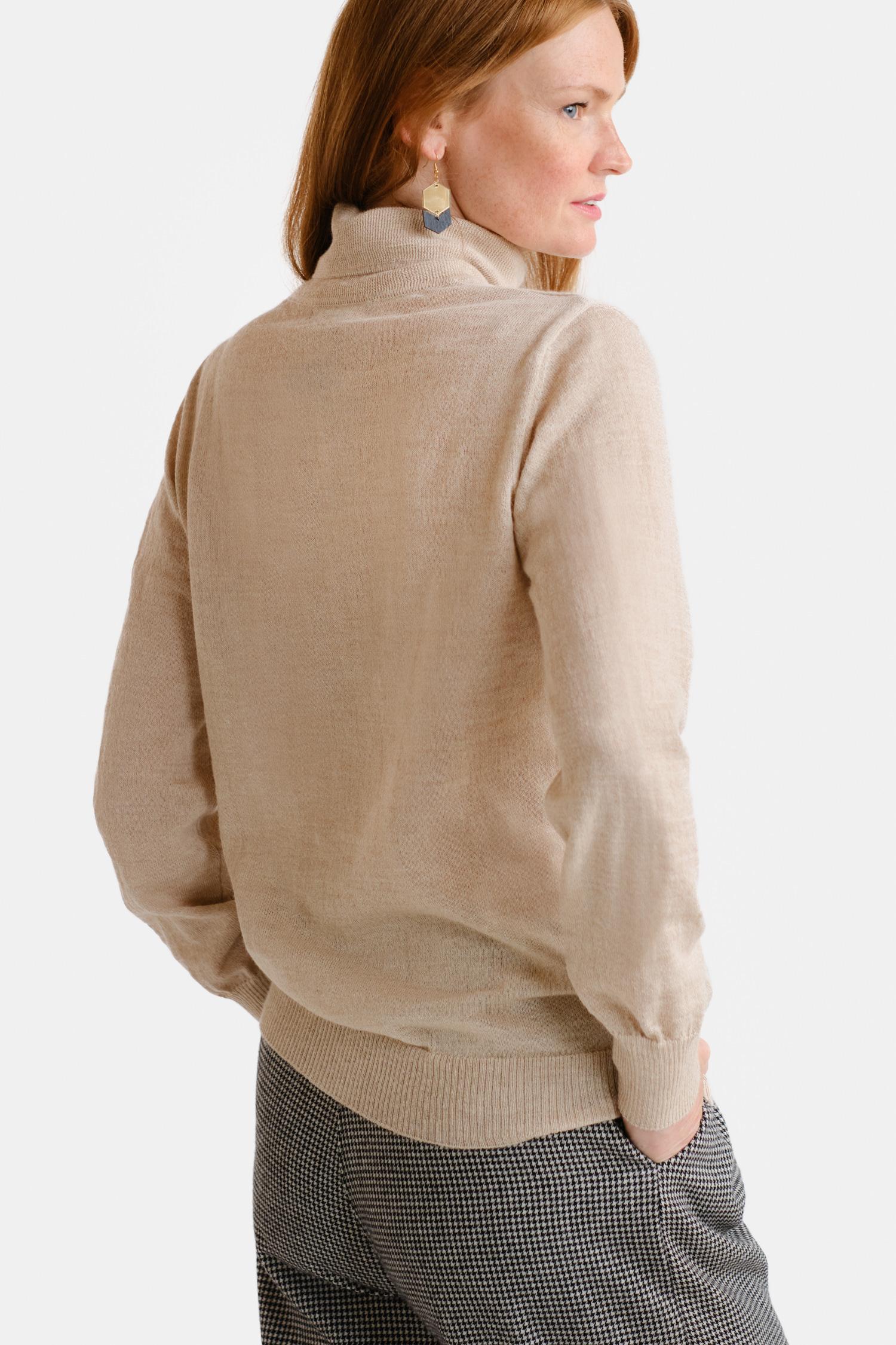 Smooth-pooloneule, beige