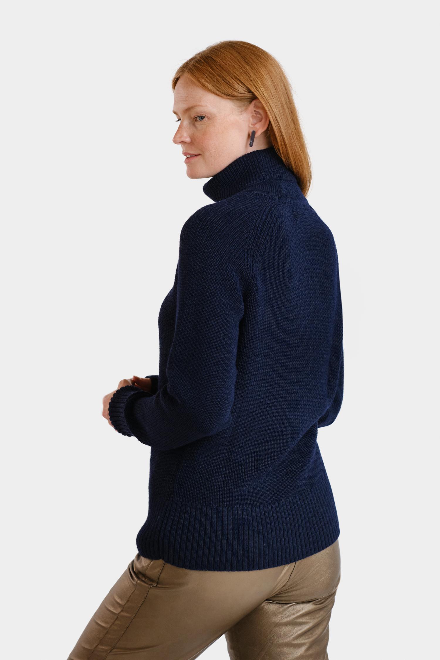 Vesikko-pooloneule, navy