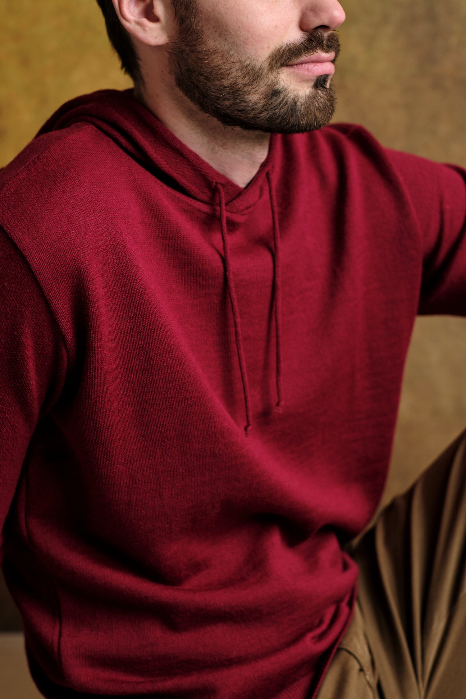 Hoodie-alpakkahuppari, karpalo