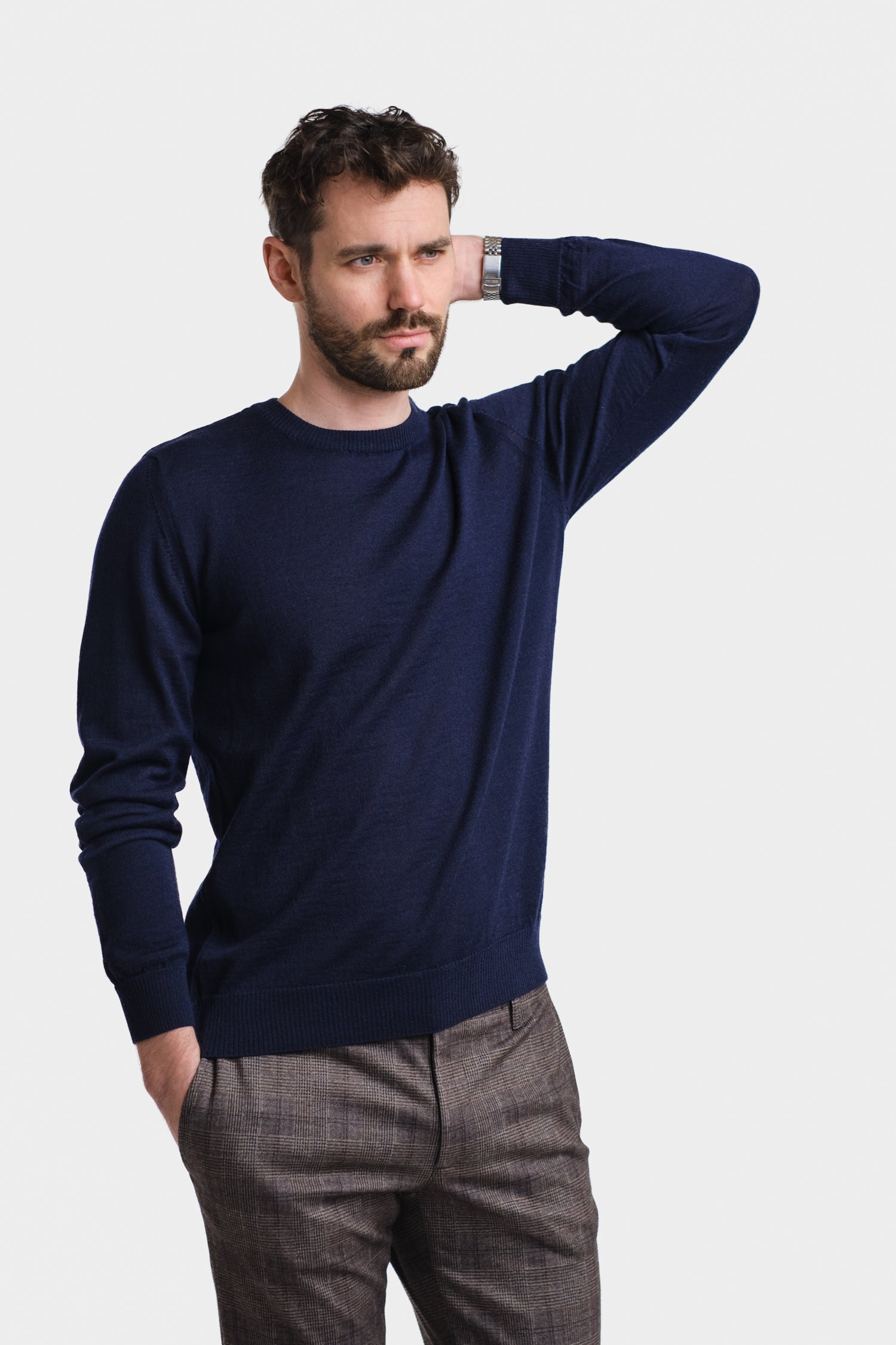 Element-neule, navy