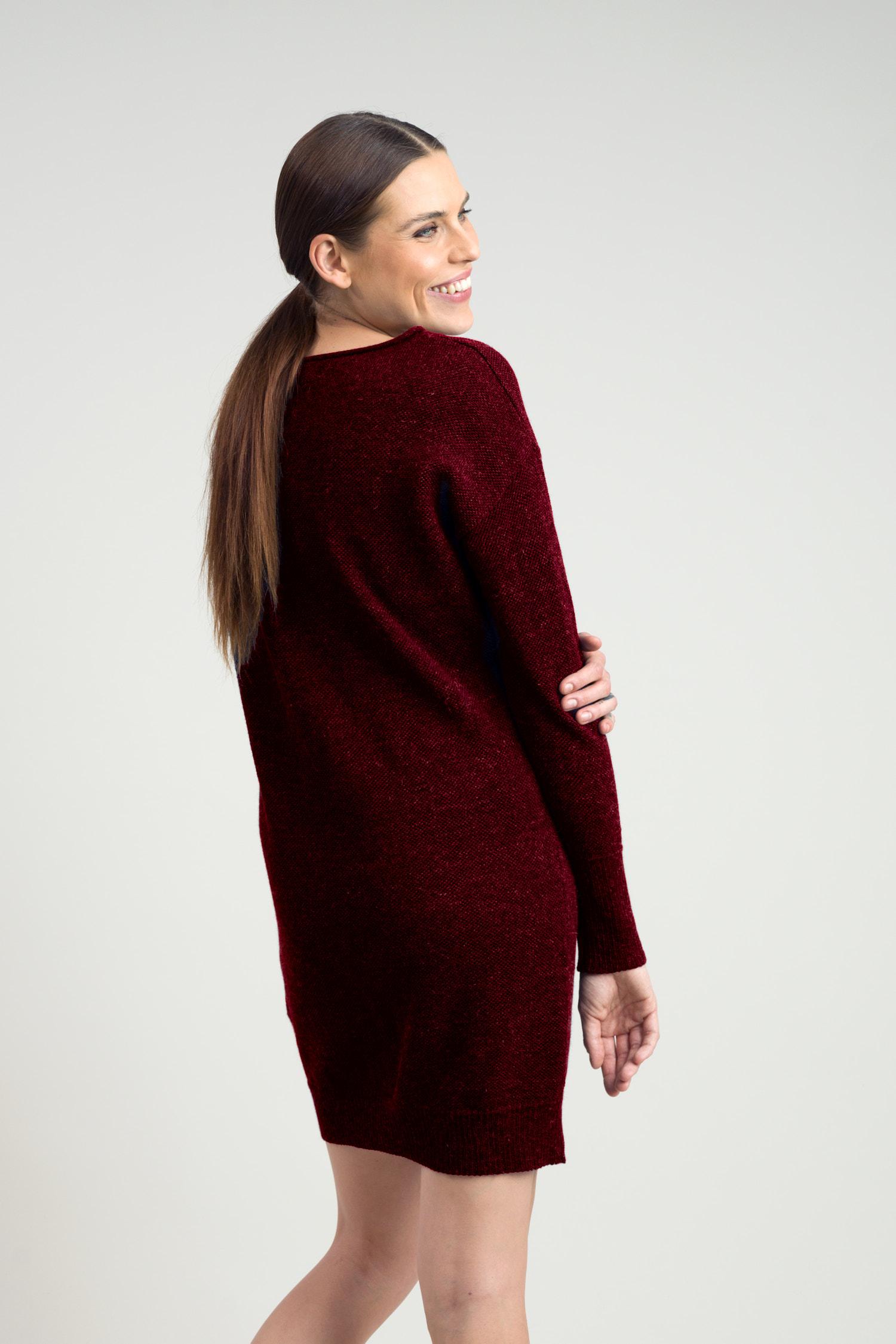 Chilly-neulemekko, Burgundi, XS, 2 LK, #6827