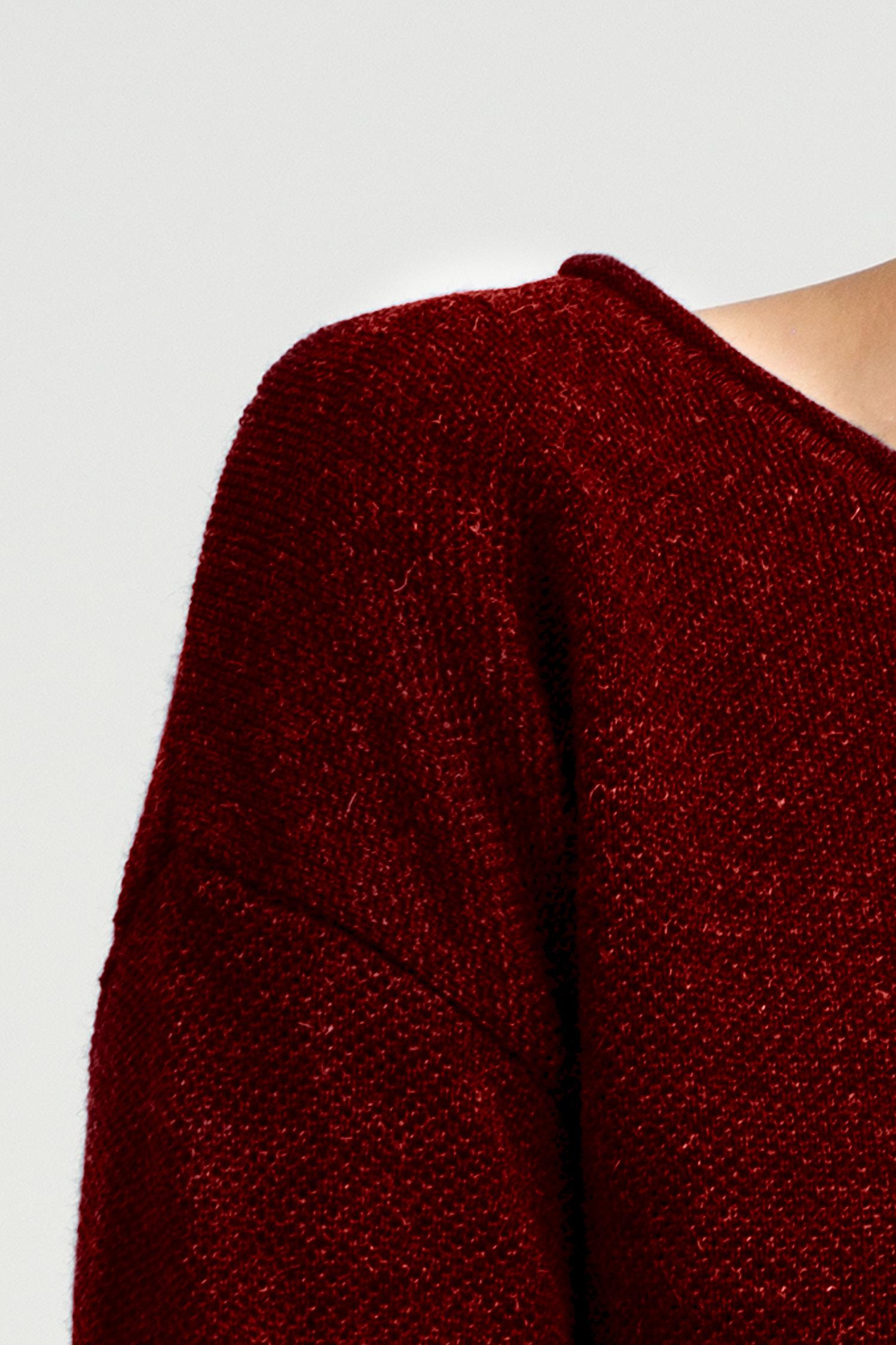 Chilly-neulemekko, Burgundi, XS, 2 LK, #6827