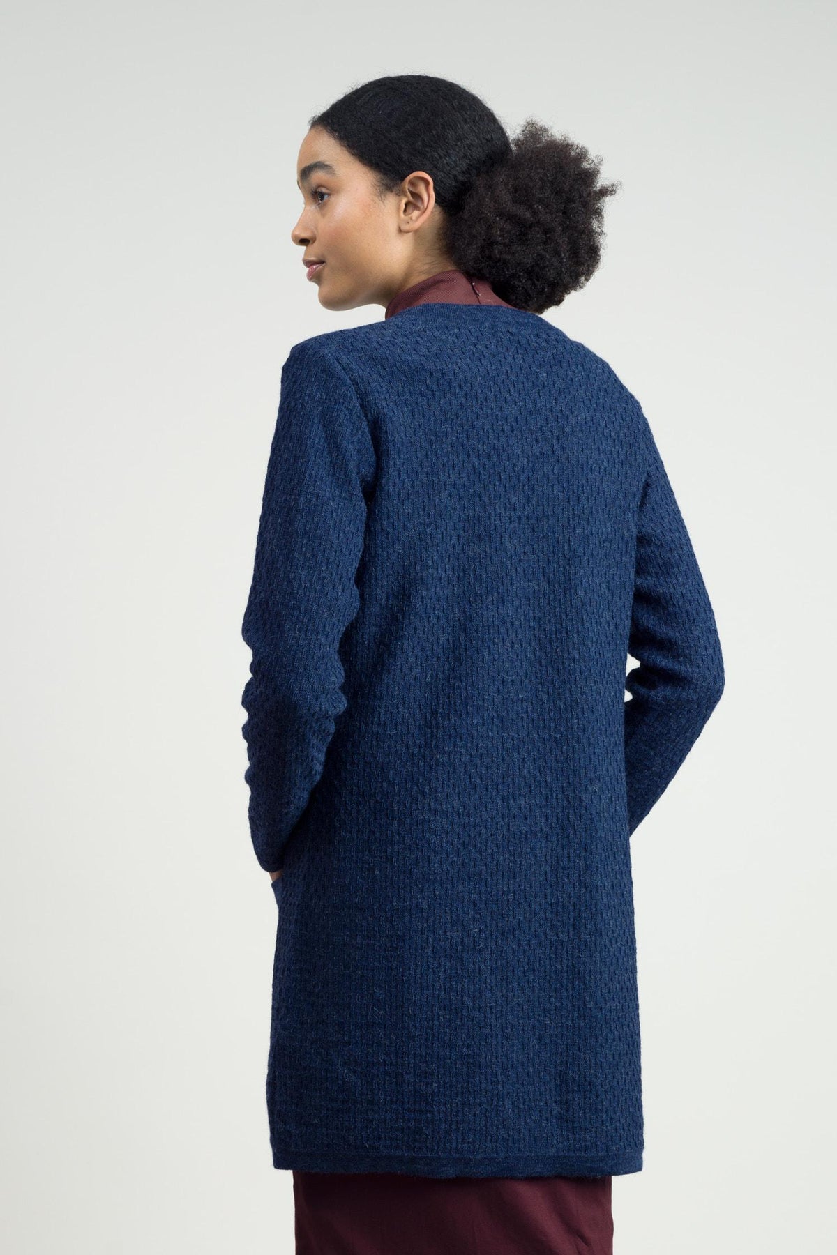 Drizzle-neuletakki, Indigo, S, 2 LK, #7584