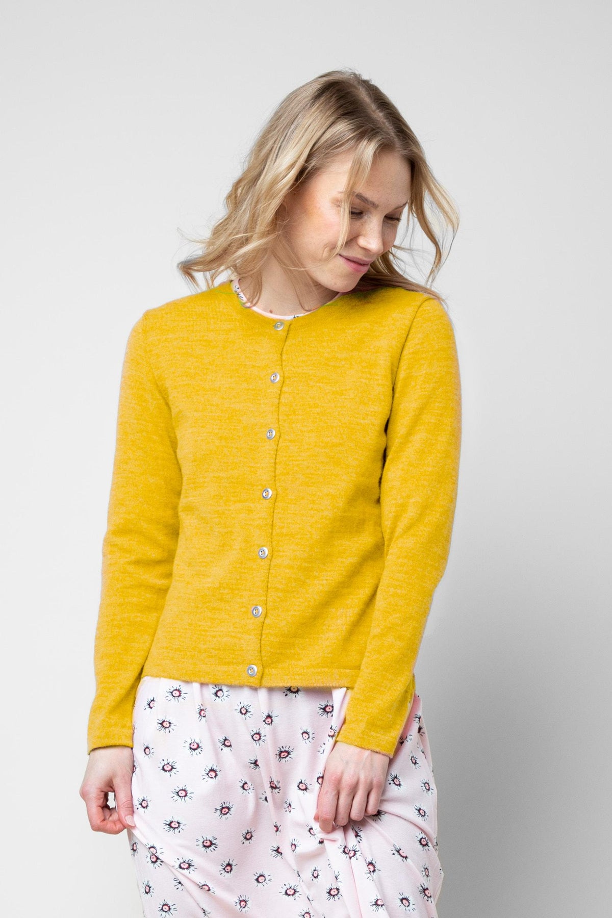 Serene-neuletakki, Keltainen, S, 1 LK, #7683
