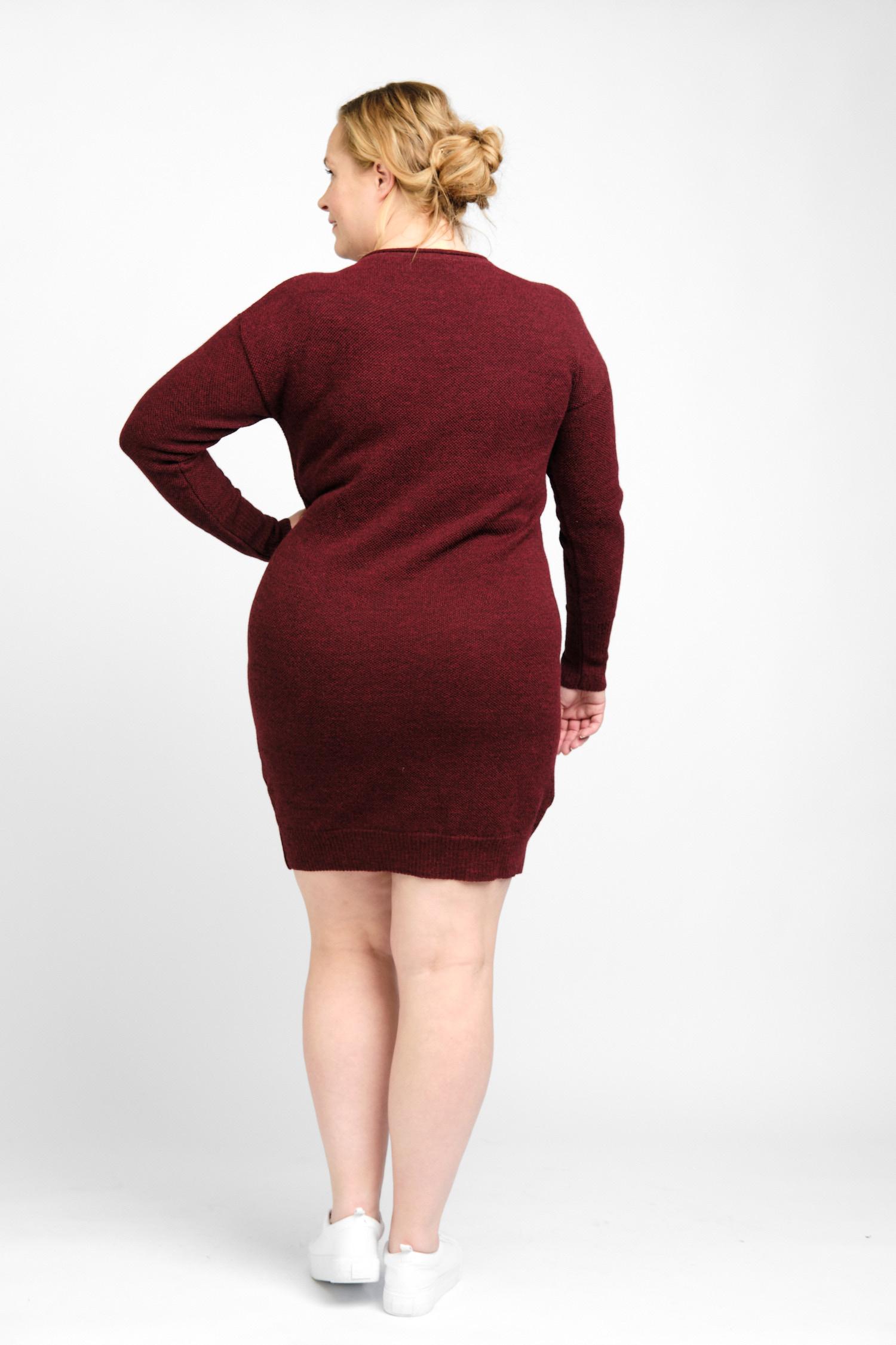 Chilly-neulemekko, Burgundi, XS, 2 LK, #6827
