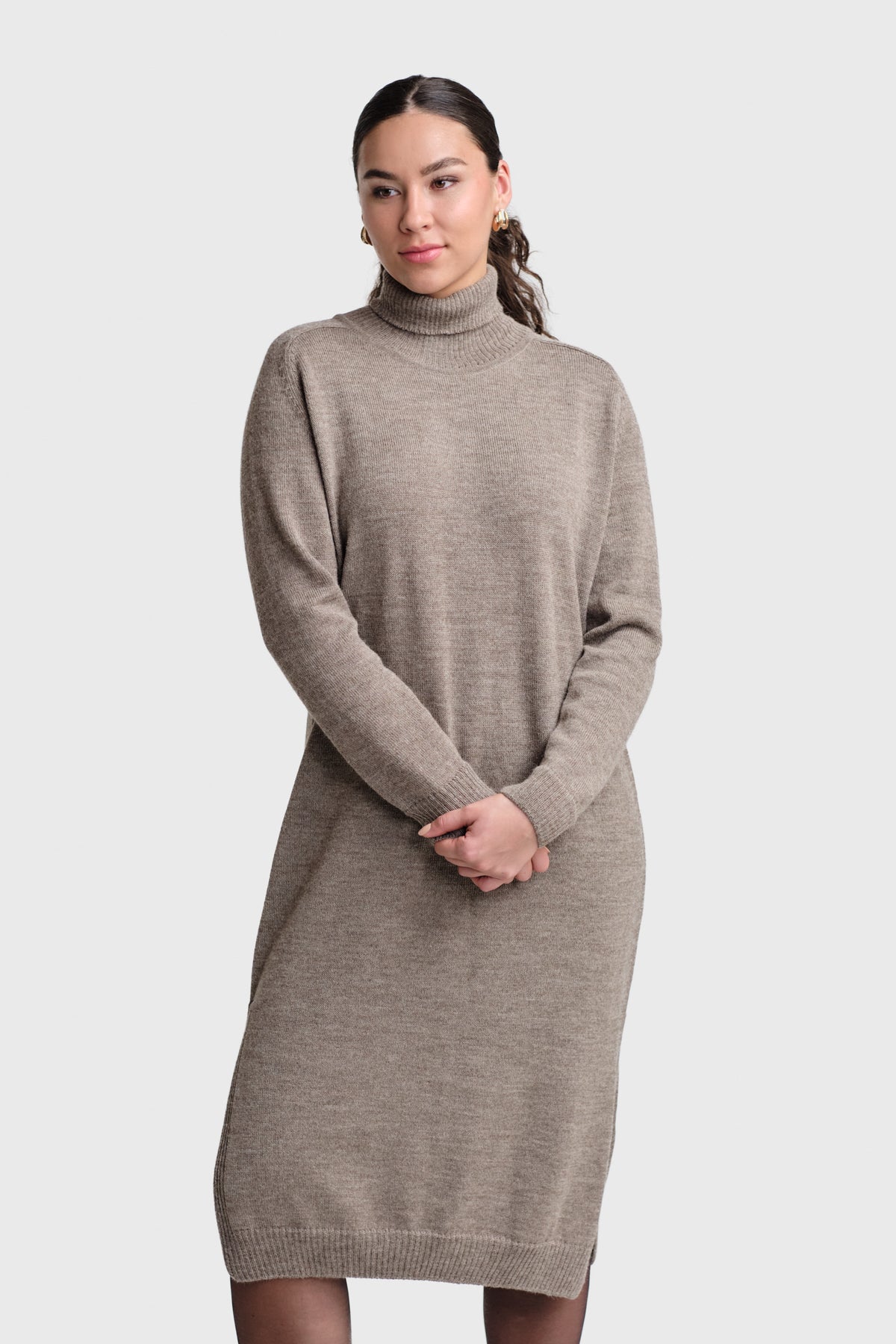 Cozy-maksimekko, Tumma greige, XS/S, 1 LK, #7679