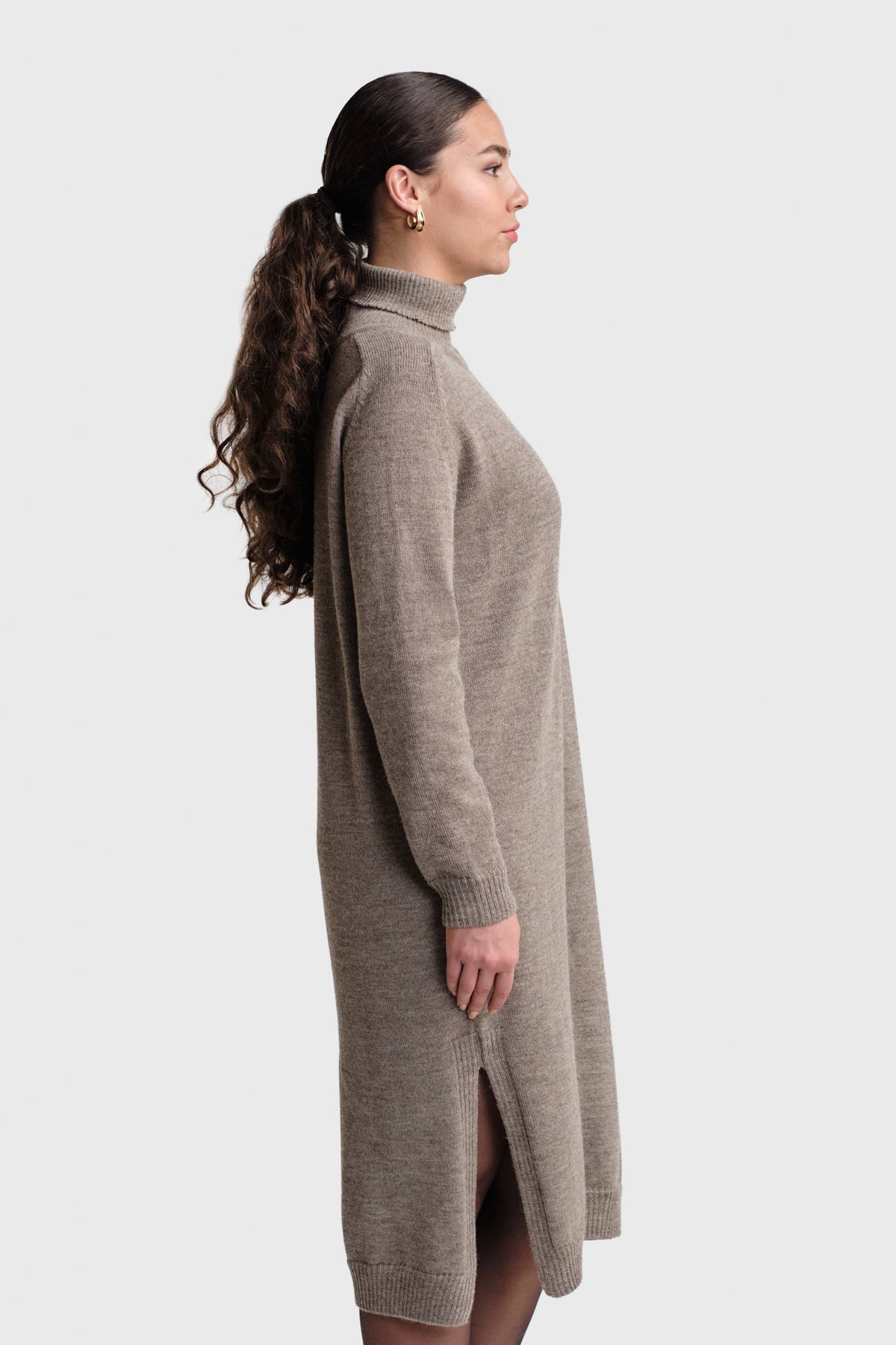 Cozy-maksimekko, Tumma greige, XS/S, 1 LK, #7679