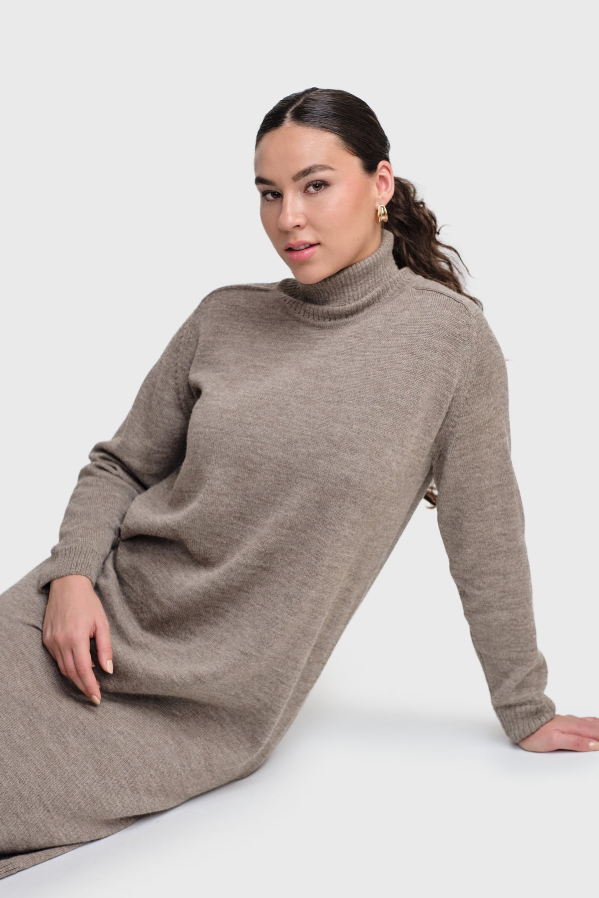 Cozy-maksimekko, Tumma greige, XS/S, 1 LK, #7679