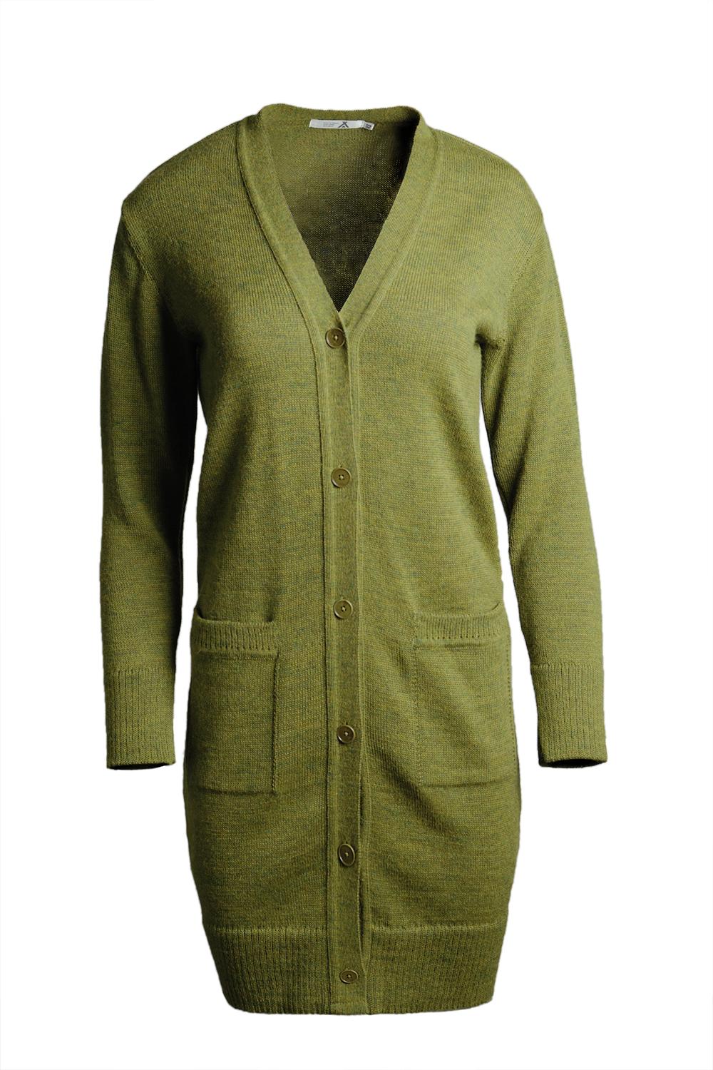 Cuddle-neuletakki, Oliivi, XL, 2 LK, #7480