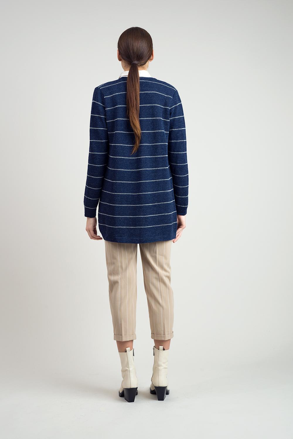 Line-neuletakki, Indigo, XS, 2 LK, #5832