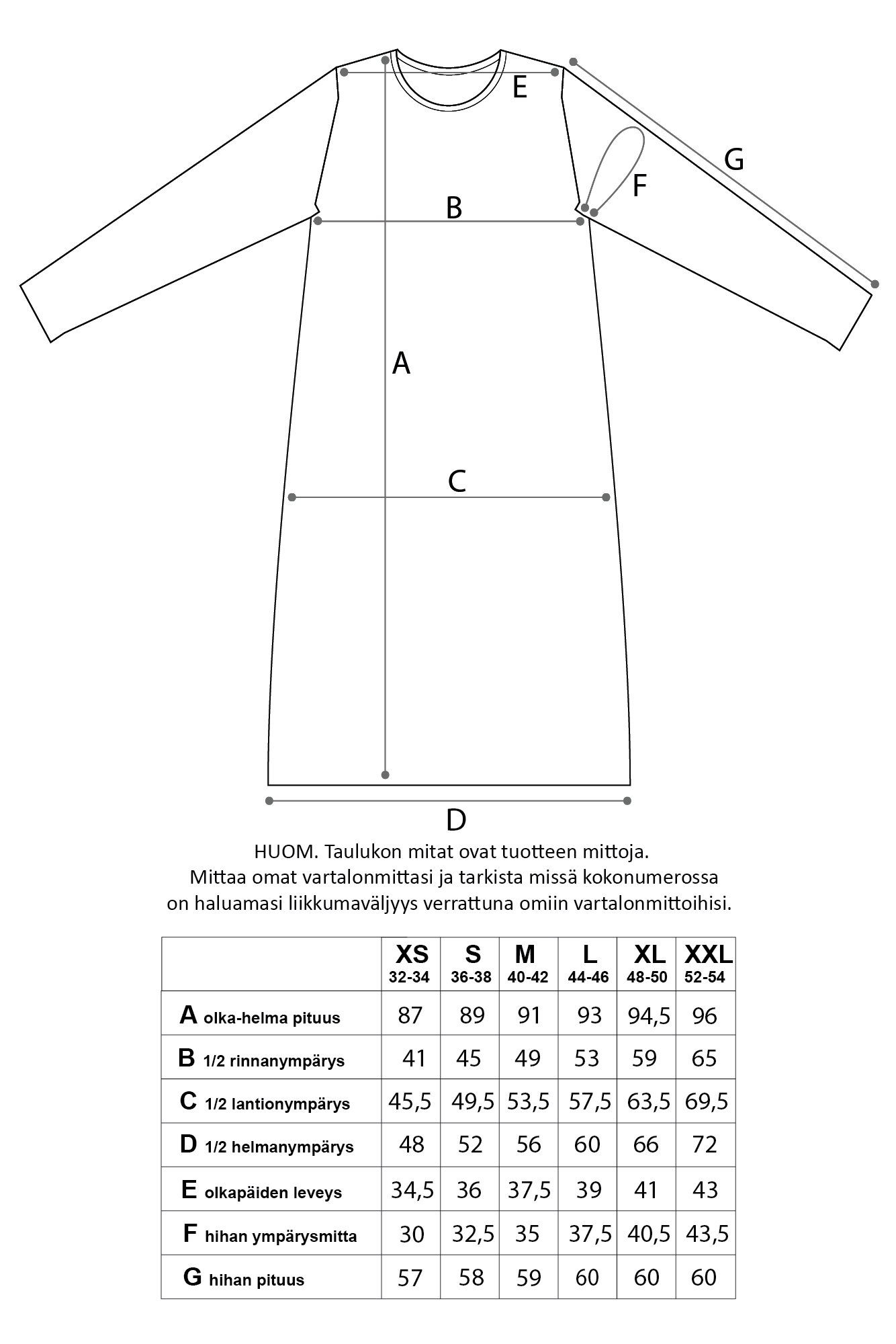 Size chart image 1