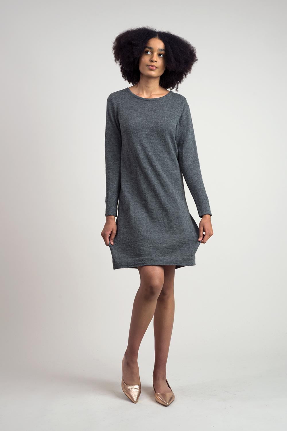 Moonlight-mekko, Keskiharmaa, XS, 2 LK, #5989