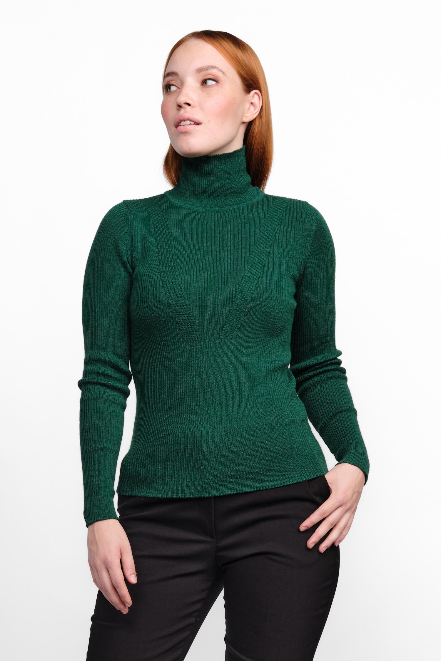 Stripe-neule, Smaragdi, L, 2 LK, #7340