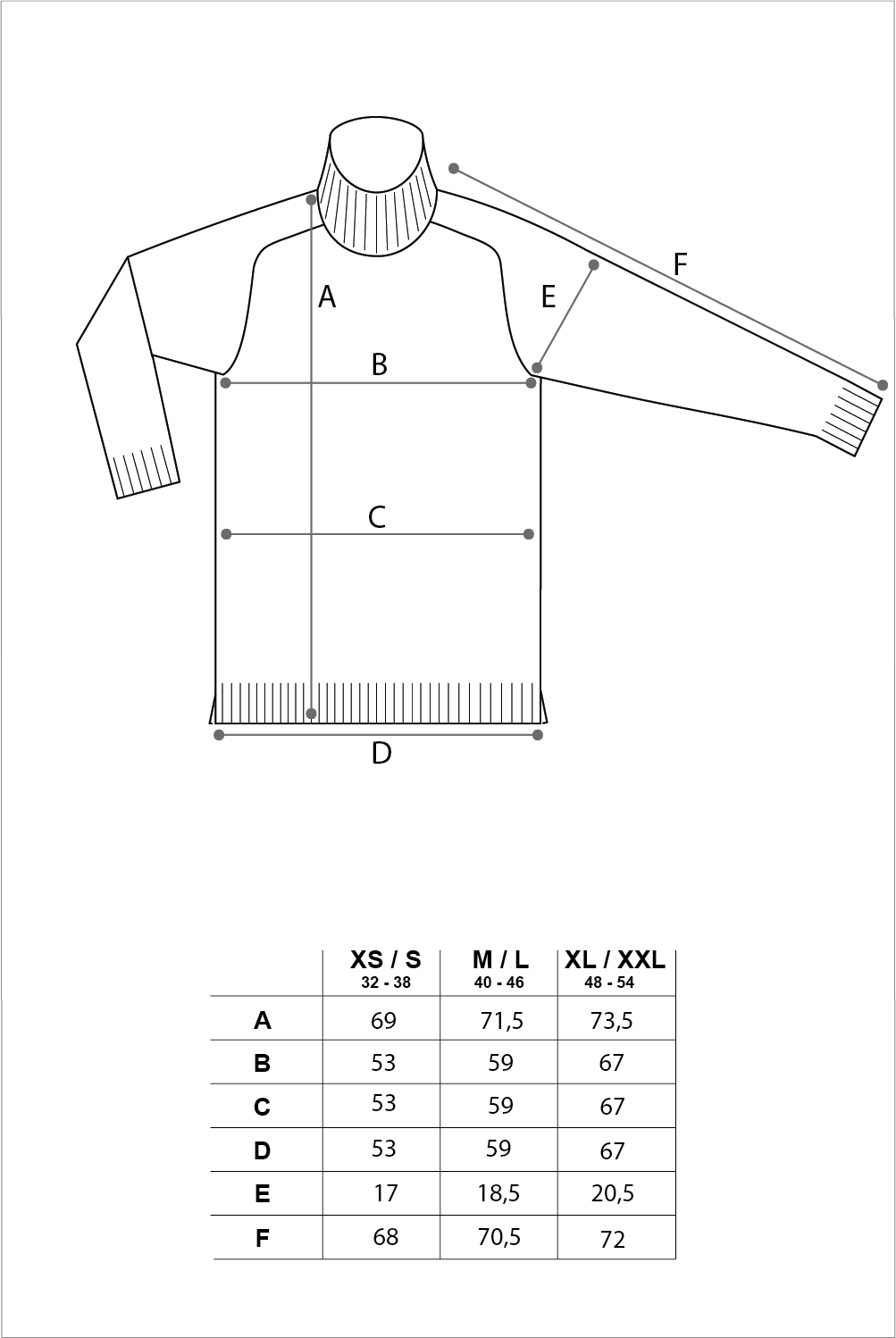 Size chart image 1