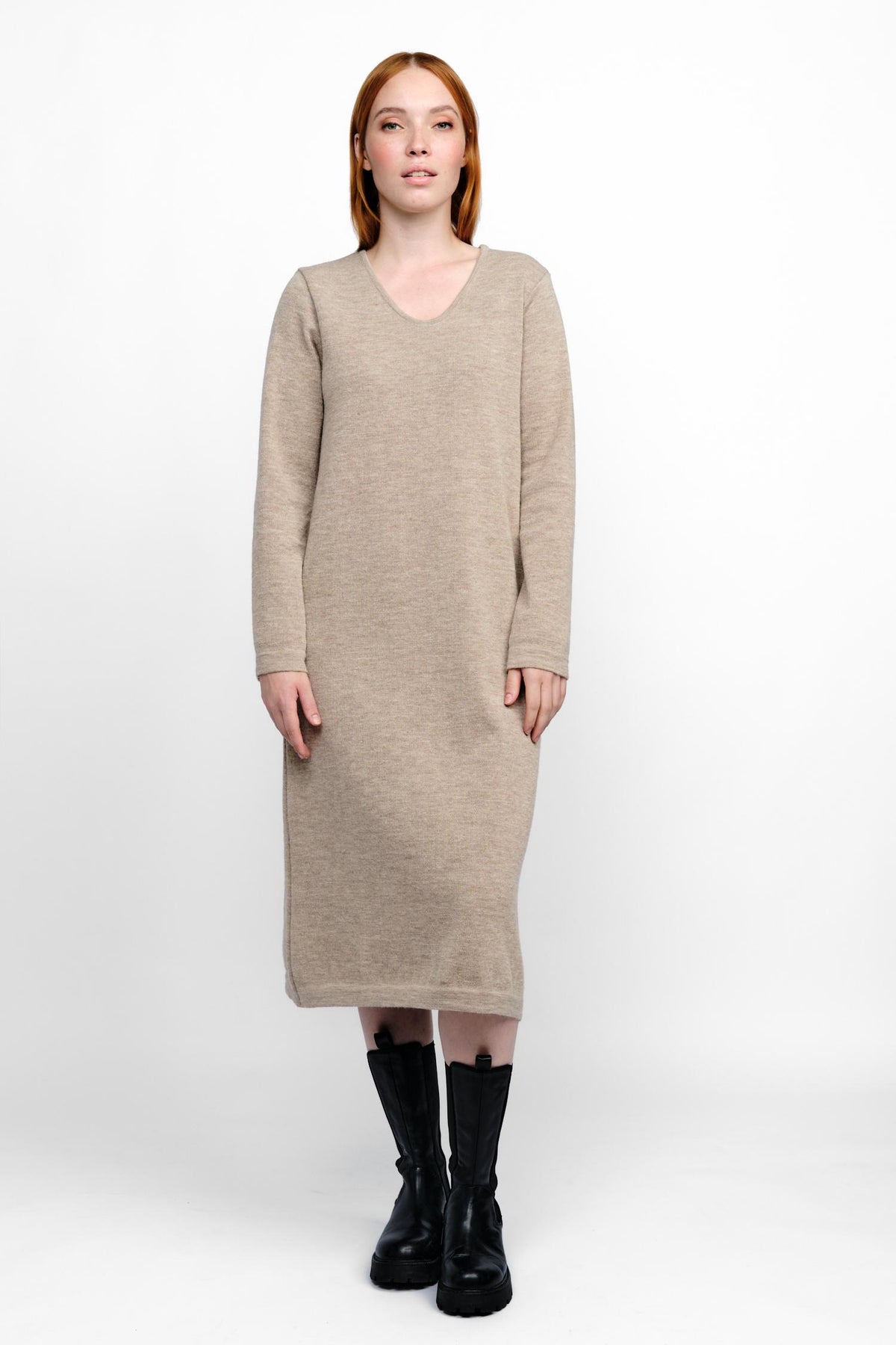 Woodland-neulemekko, Greige, S, 1 LK, #7652