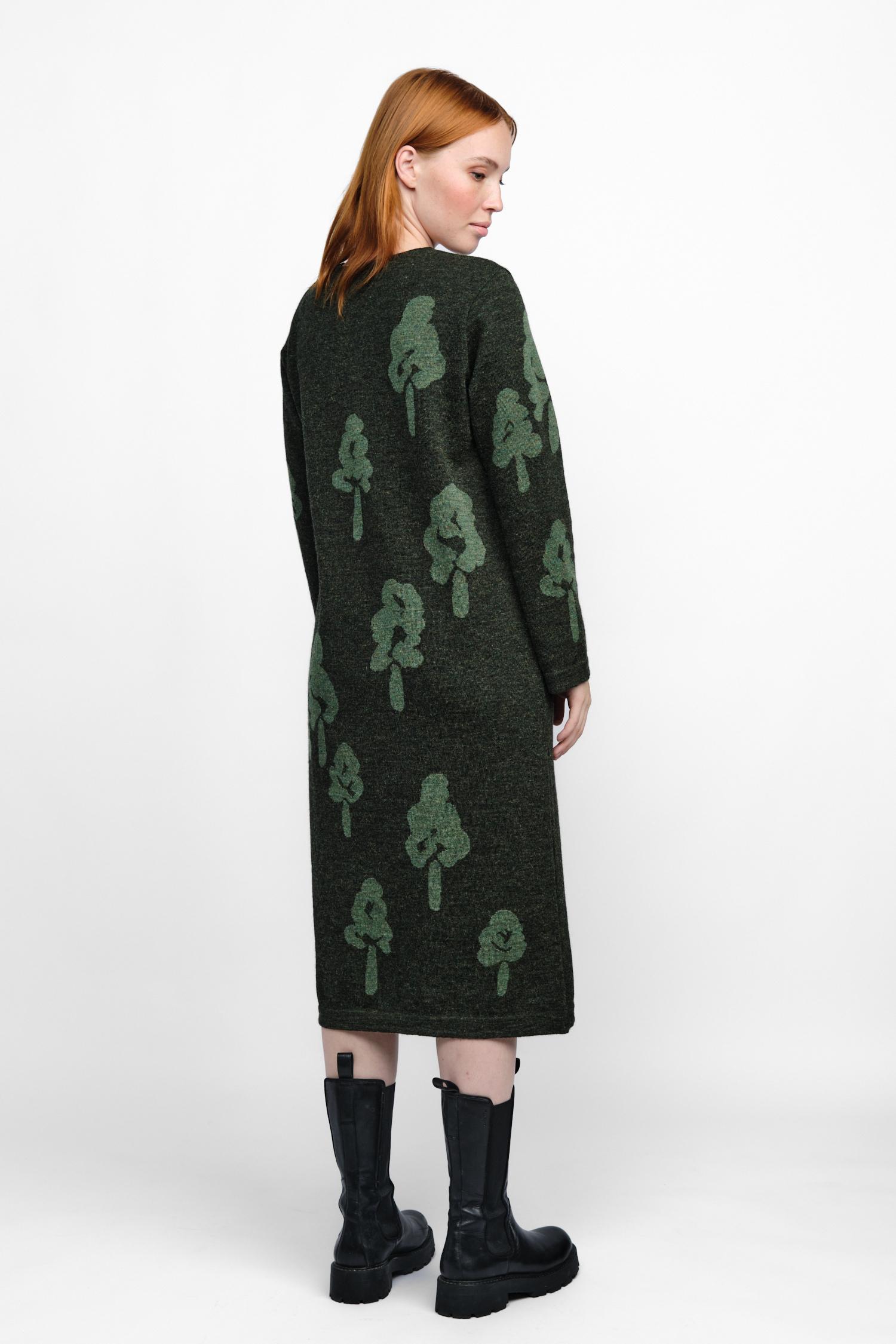 Woodland-neulemekko, Metsänvihreä/vihreä, S, 1 LK, #7074