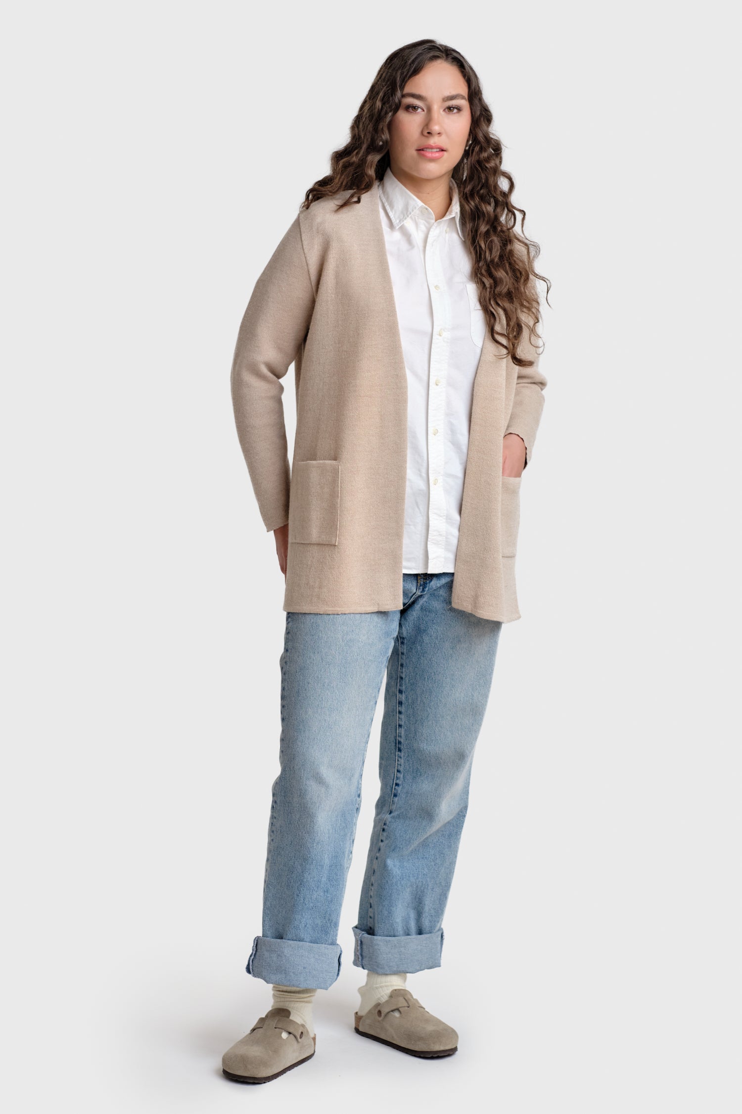 Woods-neuletakki, beige